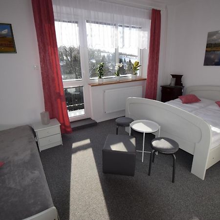 Pension St. Moritz Železná Ruda Esterno foto