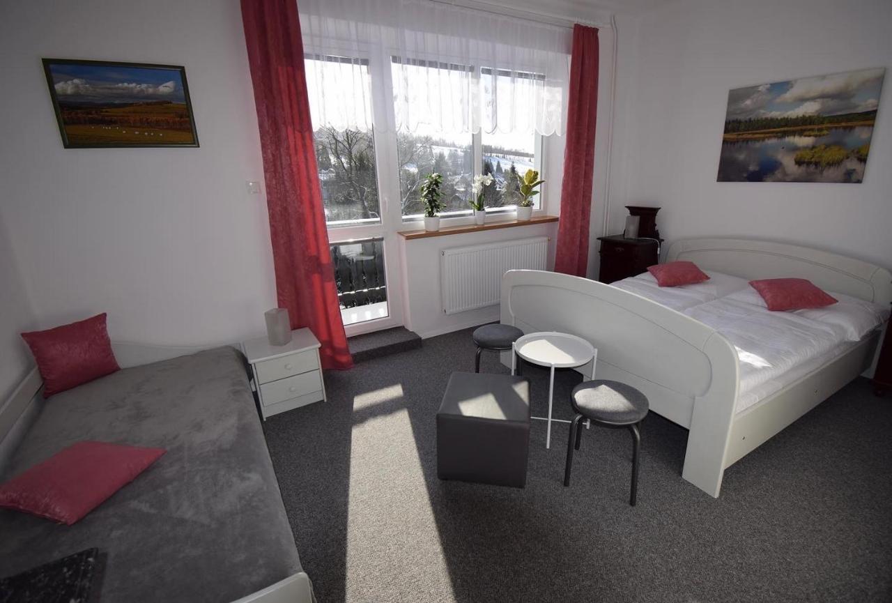 Pension St. Moritz Železná Ruda Esterno foto